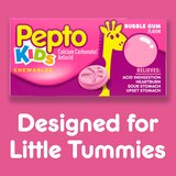 Pepto Bismol Children's Antacid Bubble Gum Chewable Tablet, Bubble Gum, 24 CT, thumbnail image 5 of 11