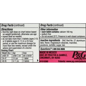 Pepto Bismol Childrens Pepto Chewable Tablets Bubblegum Flavor 24ct With Photos Prices Reviews Cvs Pharmacy