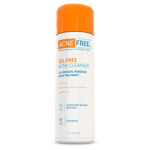 AcneFree Oil-Free Acne Face Cleanser With Benzoyl Peroxide, 8 Oz , CVS