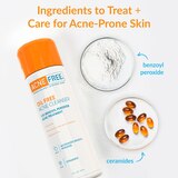 AcneFree Oil-Free Acne Face Cleanser with Benzoyl Peroxide, 8 OZ, thumbnail image 2 of 5