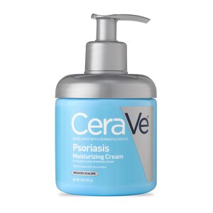 CeraVe - Crema hidratante con ácido salicílico para la psoriasis, 8 oz