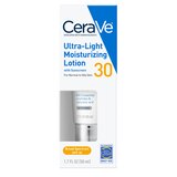 CeraVe Ultra-Light Face Moisturizer, SPF 30,  with Hyaluronic Acid, 1.7 OZ, thumbnail image 3 of 9