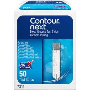 Contour Next Blood Glucose Test Strips, 50 Ct , CVS