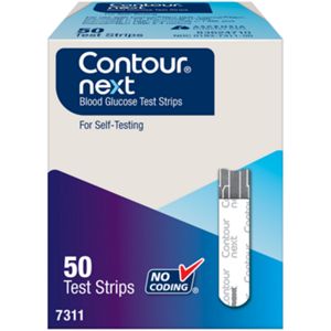 Contour Next Blood Glucose Test Strips, 50 Ct , CVS