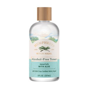 Humphreys Nourish Witch Hazel Alcohol-Free Toner with Aloe, 8 OZ
