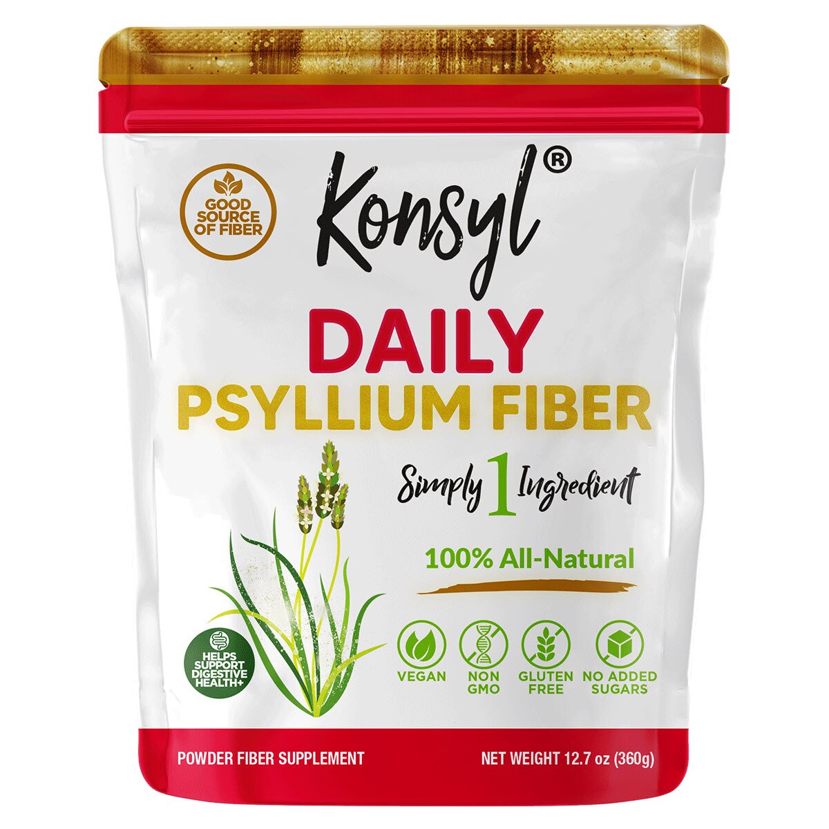 Konsyl Daily Psyllium Fiber Powder, 12.7 Oz , CVS