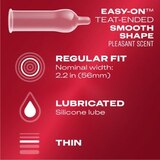Durex Extra Sensitive Ultra Thin Lubricated Latex Condoms, thumbnail image 3 of 3