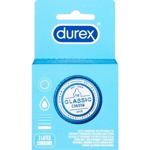 Durex The Classic Condom, 3 Ct , CVS
