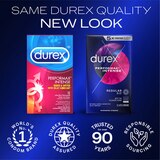 Durex Performax Intense Lubricated Ribbed Dotted Premium Condoms, thumbnail image 4 of 9