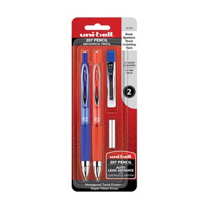 uni-ball 207 Mechanical Pencils, 2 CT, Assorted Colors