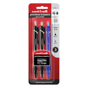uni-ball Jetstream Elements Ballpoint Pens, 3 CT