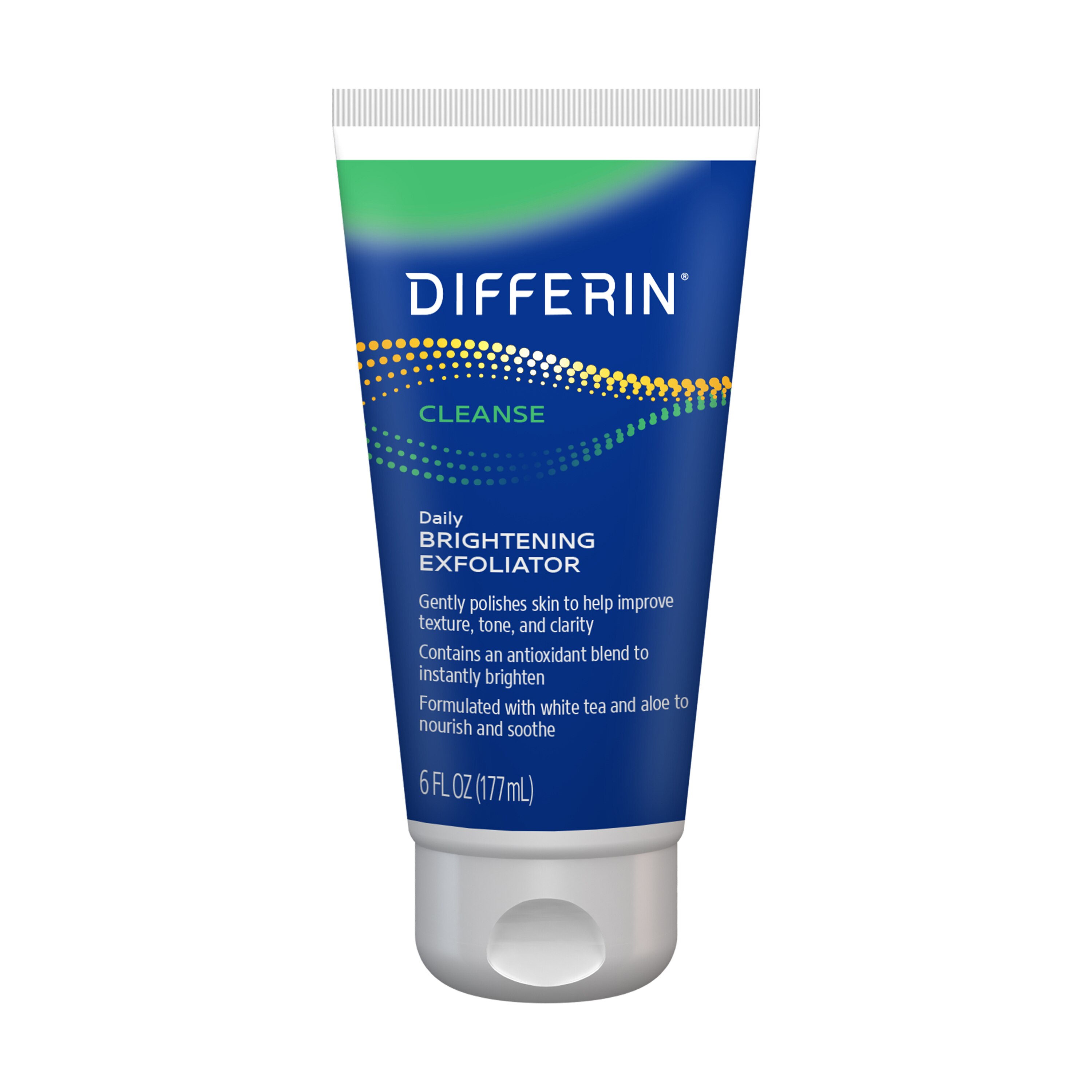 Differin Daily Brightening Exfoliator for Face, 6 OZ