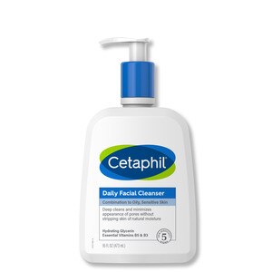 Cetaphil Daily Facial Cleanser For Sensitive, Combination To Oily Skin, 16 Oz , CVS