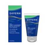 Differin Daily Deep Cleanser with Benzoyl Peroxide, 4 OZ, thumbnail image 1 of 8