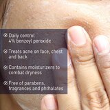 PanOxyl Creamy Wash 4% Benzoyl Peroxide Daily Control Deep Cleaning Wash for Acne, 6 OZ, thumbnail image 5 of 9