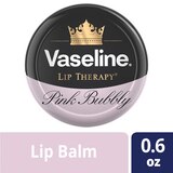 Vaseline Lip Therapy Pink Bubbly Lip Balm Tin, 0.6 OZ, thumbnail image 4 of 4