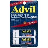 Advil Pain Reliever/ Fever Reducer 200 MG Ibuprofen Tablets, 10 CT, 2 PK, thumbnail image 1 of 4