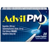 Advil PM Pain Reliever/ Nighttime Sleep-Aid Coated Caplets, thumbnail image 1 of 9