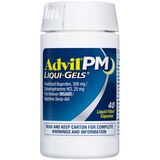 Advil PM Liqui-Gels Pain Reliever/ Nighttime Sleep-Aid Capsules, thumbnail image 3 of 4