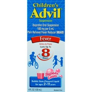 Children's Advil Ibuprofen Oral Suspension, 4 OZ, Bubble Gum , CVS