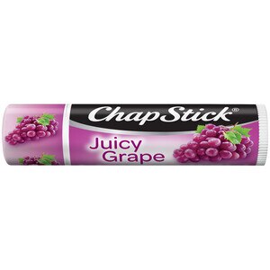 ChapStick (Juicy Grape, 0.15 Ounce) Skin Protectant Lip Balm Tube