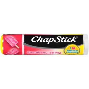  ChapStick I Love Summer (Strawberry Ice Pop Flavor, 0.15 Ounce) Lip Balm Tube, Skin Protectant, Lip Care 