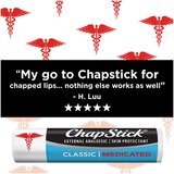 ChapStick Medicated Flavor 2 pack Lip Balm Tube, Skin Protectant, Lip Care, thumbnail image 2 of 11