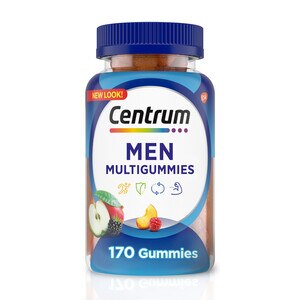 Centrum MultiGummies Gummy Multivitamin for Men, Assorted Fruit Flavor, 170 CT