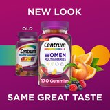 Centrum MultiGummies Gummy Multivitamin for Women, Assorted Fruit Flavor, 170 CT, thumbnail image 4 of 9