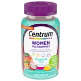 Centrum Women Multivitamin Gummies, Tropical Fruit Flavor, 100 CT, thumbnail image 1 of 9