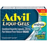 Advil Liqui-Gels Minis 200 MG Ibuprofen Capsules, thumbnail image 1 of 5