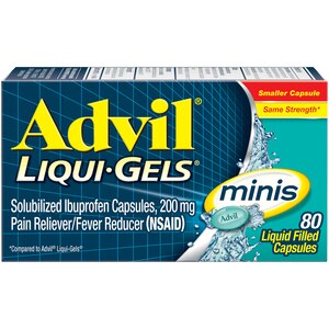 Advil Liqui-Gels Minis 200 MG Ibuprofen Capsules, 80 Ct , CVS