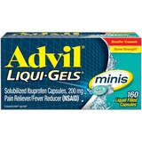 Advil Liqui-Gels Minis 200 MG Ibuprofen Capsules, thumbnail image 1 of 5