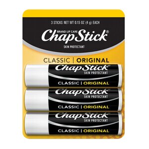 ChapStick Classic (Regular Flavor) Skin Protectant Lip Balm Tube, 0.15 Ounce