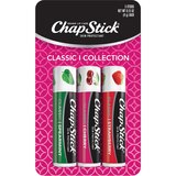 ChapStick Classic Spearmint, Cherry and Strawberry Lip Balm Variety Pack, 0.15 OZ, 3 CT, thumbnail image 1 of 4