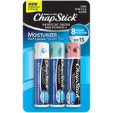 ChapStick Moisturizer Lip Balm Variety Pack, 3 0.15 OZ Sticks, thumbnail image 1 of 9