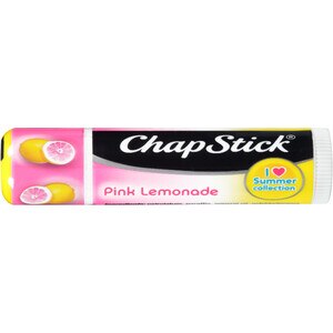 ChapStick I Love Summer (Pink Lemonade Flavor, 0.15 Ounce) Lip Balm Tube, Skin Protectant, Lip Care, Refill - 12 Sticks