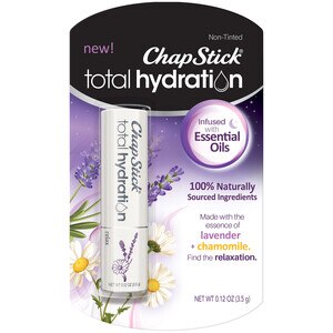 ChapStick Total Hydration ( Essential Oil Relax 0.12 Ounce)  Moisturizer Lip Balm Tube 