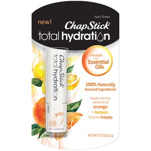  ChapStick Total Hydration ( Essential Oil Happy 0.12 Ounce)  Moisturizer Lip Balm Tube 