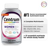 Centrum Silver Multivitamin for Women 50+ Tablets, thumbnail image 1 of 8
