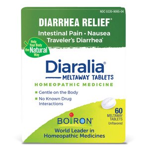 Boiron Diaralia Tablets, Homeopathic Medicine for Diarrhea Relief, 60 CT