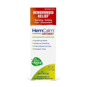 Boiron HemCalm Ointment, Homeopathic Medicine for Hemorrhoid Relief, 1 OZ