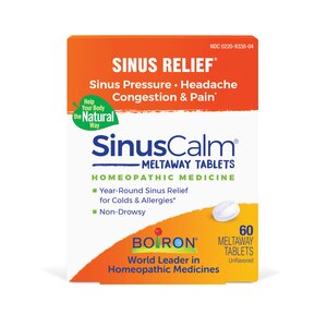 Boiron SinusCalm Tablets, Homeopathic Medicine for Sinus Relief, 60 CT