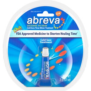 Abreva Docosanol 10 Cream Tube Fda Approved Treatment For Cold Sore Fever Blister 2 Grams