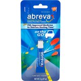 Abreva Docosanol 10% Cream Tube, FDA Approved Treatment for Cold Sore/Fever Blister, 2 grams On the Go Pack, thumbnail image 1 of 8