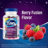 TUMS+Heartburn+ Sleep Support with Melatonin, Berry Fusion, 54 CT, thumbnail image 5 of 6