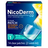 NicoDerm CQ Nicotine Patches to Stop Smoking, Step 1 - 14 Count, thumbnail image 1 of 4