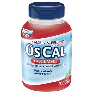 Oscal 500 Mg Calcium 200 Iu Vitamin D3 Caplets Calcium Supplement 160 Ct