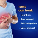 TUMS Chewy Bites Chewable Antacid Tablets with Gas Relief, Lemon & Strawberry, 54 CT, thumbnail image 5 of 6