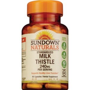 Sundown Naturals Milk Thistle Capsules 240mg, 60CT